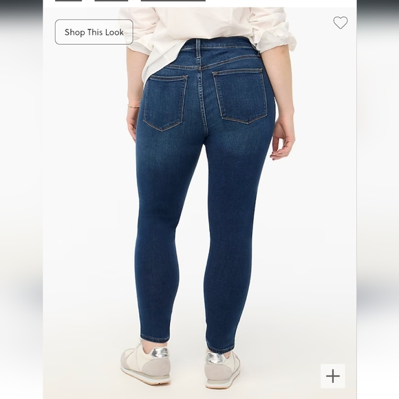 J. Crew size 33 jeans, 9" mid-rise skinny jeans - Picture 10 of 11